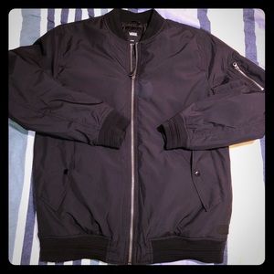 Vans men’s black bomber jacket